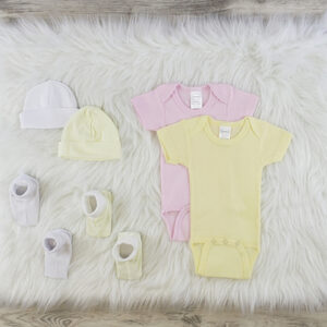bambini 6 pc layette baby clothes set