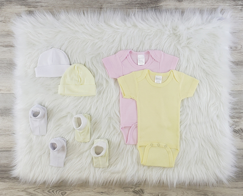 bambini 6 pc layette baby clothes set bambini 6 pc layette baby clothes set