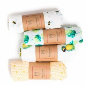 organic cotton muslin essential baby set
