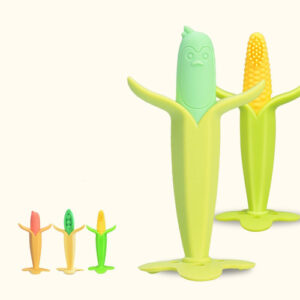 Home baby teething toys – banana & corn silicone teething