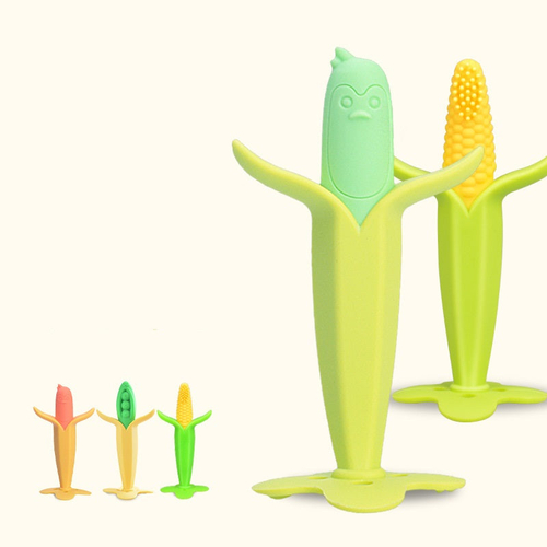 baby teething toys – banana & corn silicone teething baby teething toys – banana & corn silicone teething